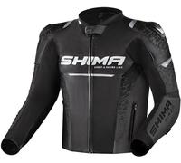 SHIMA Giacca da moto STR 2.0 in pelle traforata con protezioni – Nero Taglia 58