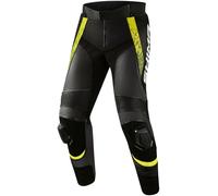 SHIMA STR 2.0 Pantaloni Moto in Pelle, nero-giallo, taglia 56 per maschi