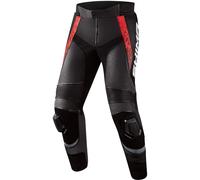Shima Pantaloni moto STR 2.0 Pelle perforata con protezioni e cursori Nero-Rosso Taglia 58 per maschi