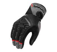 SHIMA STREAM Guanti Moto Estivi Uomo Tessile Corto Ventilato Omologati Guanto per Motocicletta Ventilata Touchscreen Motocross Protettore Rinforzato Abbigliamento Città (Uomini, Rosso, S)