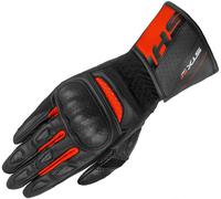SHIMA STX Guanti Moto Estivi Donna Pelle Lungo Ventilato Perforato Omologati Guanto per Motocicletta Touchscreen Ventilata Protettore Rinforzato Abbigliamento Racing (Donne, Rosso, L)