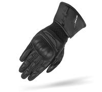 SHIMA STX Guanti Moto Estivi Uomo Pelle Lungo Ventilato Perforato Omologati Guanto per Motocicletta Touchscreen Ventilata Protettore Rinforzato Abbigliamento Racing (Uomini, Nero, L)