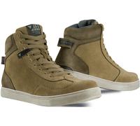 SHIMA SX-2 EVO Scarpe Moto Uomo - Stivali Moto in Pelle, Traspirante, Rinforzato con Supporto della Caviglia, Suola Antiscivolo, Impugnatura per il Cambio di Marcia (Marrone, 41)