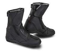 SHIMA TERRA LADY , Scarpe Moto Donna | Rinforzate Stivali Moto Donna in Pelle, Supporto alla Caviglia, Suola Antiscivolo, Impugnatura del Cambio (Nero, 39)