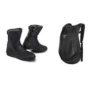 SHIMA TERRA MEN, Scarpe Moto Uomo | Rinforzate Stivali Moto Donna in Pelle, Supporto alla Caviglia, Suola Antiscivolo, Impugnatura del Cambio (Nero, 43) AYRO Backpack