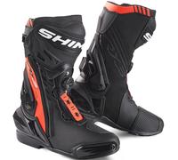 SHIMA VRX-3 Stivali da moto traforati, nero-bianco-rosso, taglia 48 per maschi