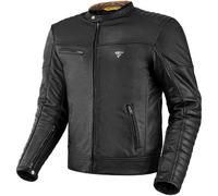 Shima Giacca da moto in pelle Winchester 2.0 Protezioni CE schiena/spalle/gomiti Uomo Nero 2XL