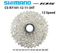 SHIMANO 105 12 Velocità Cassetta Strada Pignone CS-R7101-12 11-34T HG710 36T 12 Velocità HG Cassetta per Bici Da Strada Parti di Bici Originali