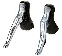 SHIMANO 105 ST-R7000 105 doppie leve STI meccaniche a 11 velocità, coppia, argento