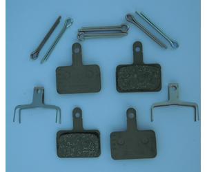 Shimano - 2 x Coppie pastiglie ORIGINALI Shimano B03S Resine/Resin ex B01S - OEM