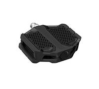 SHIMANO 4550170616311, Pedali Flat PD-EF205 in ALLUM./Resina Neri Unisex-Adult, Nero, 0