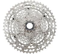 SHIMANO 4550170618728, MTB DEORE M5100 Cassette 11S x 11/51 Teeth Silver Unisex Adulto, Nero, Unica