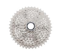 SHIMANO 4550170620752, "DEORE M4100 Cassette 10S x 11/46 Teeth Black/Silver Unisex Adulto, Argento, Taglia Unica