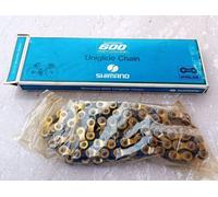 Shimano 600 Nib Catena Oro Bici Corsa 112 Link L'Eroica Colnago Bianchi