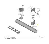 Shimano Y7k298040 En600 Battery Housing Grigio
