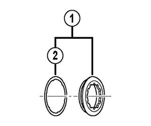 SHIMANO Anello di bloccaggio Silver/Black One Size