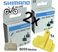 Shimano B05S B01S B03S Pastiglie Freno A Disco Resina 2 Paia + Bleedblock