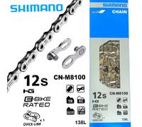 Shimano Bicicletta Catena CT MTB Ebike Ultegra CN-M8100 138 Arti 12-fach