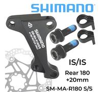 Shimano Bicicletta Dischi-Freni MTB Adattatore Disco Postmount IS2000 160 180