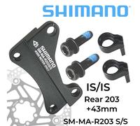 Shimano Bicicletta Dischi-Freni MTB Adattatore Disco Postmount IS2000 160 180