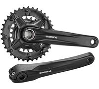Shimano Altus Mt210 Crankset Nero 175 mm / 36/22t Black