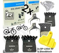 Shimano BP-L05A-RF Pastiglie Freno A Disco ICE 2 Paia + Blocco XT XTR 105 GRX