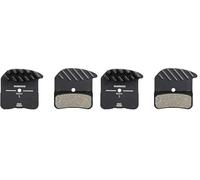 SHIMANO Bph03arf Cuscinetti a Disco H03A e molla, posteriore in lega con alette di raffreddamento, Resina, Unisex Adulto, Nero, Coppia (Confezione da 2)