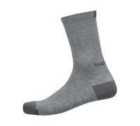 SHIMANO Calze in lana Performance-Grigio L-XL (Taglia 45-48)