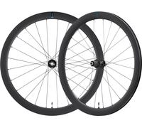 Shimano Carbonio WH-RS710 C46 TL Dischi Set Ruote da Corsa Tubless Bici
