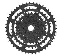 Shimano Cues Lg300-9 Cassette Argento 9s / 11-41t Black