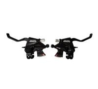 SHIMANO Comandi/leve 8 V Nero Cambio per Biciclette, Adulti Unisex, Multicolore, Taglia unica