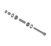SHIMANO Complete Hub Axle 108mm - HB-QC400 componente bici per compatibilità