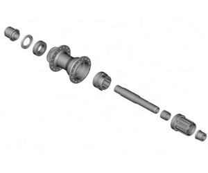 SHIMANO Complete Hub Axle - FH-TC500-MS/HM componente bici per compatibilità
