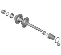 SHIMANO Complete Hub Axle - FH-TC600 componente bici per compatibilità