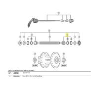Shimano Cono Del Mozzo Hb-m495 Black