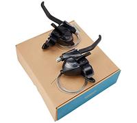 Shimano Coppia Comandi Cambio Freno Tourney St-Ef40 3X7 Velocità Nero (Comandi Mtb)