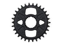 Shimano Corona Deore 12V 30T compatibile con FC-M6100 Nero