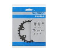 Shimano Deore 26 Z, Corona Unisex-Adulto, Grigio, 2x11 velocità