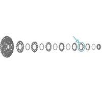 SHIMANO CS-R7100 Pignone 12T E (Tipo distanziatore Integrato)