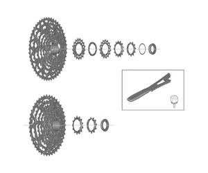 Shimano Cues Lg700 Sprocket 11-13t