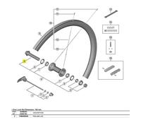 Shimano Unisex Adult Eje de Buje - Boccole per bicicletta, multicolore, taglia unica