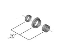 Shimano Dado di chiusura destro Componenti e ricambi per biciclette, Adulti Unisex, Multicolore, Taglia unica