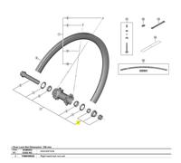 Shimano Dado Di Sicurezza Wh-r9270-c50-tu-f Right Black