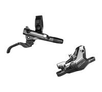 SHIMANO Deore BL-M6100/BR-M6100, freno a disco idraulico MTB, anteriore, montaggio a montante, disco: non incluso, nero