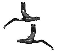 Shimano Deore BL-T611 3-Finger Brake Levers for V-Brakes - Black, Left Hand