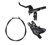 SHIMANO Deore BR-M6100/BL-M6100 Deore Bled Leva freno/Post Mount 2 Pinza per pentola posteriore sinistra, M6100LR, nero