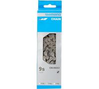Shimano CN-HG53 Alivio/Tiagra, Catena Ciclo 116 Maglie, 9 Velocità, Argento