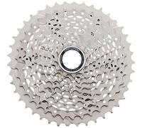 SHIMANO Deore CS-M4100-10 - Cassetta a 10 velocità, 11-46t, colore: Argento
