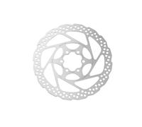 SHIMANO Deore SM-RT56-SP - Rotore freno a disco, 160 mm, 6 bulloni, solo per pastiglie in resina, colore: argento