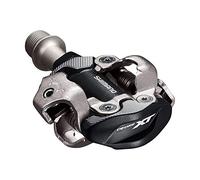 SHIMANO DEORE XT PD-M8100 SPD Pedale, Senza Riflettore, Include Tacchetta, Nero, Taglia Unica